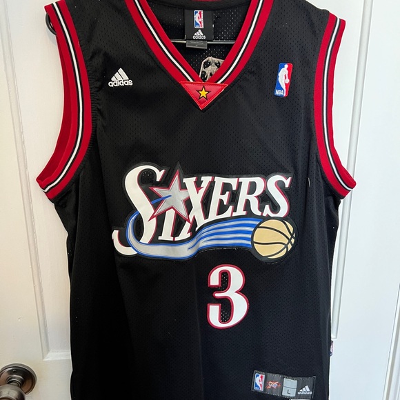 adidas Other - Authentic Allen Iverson Sixers Basketball Jersey